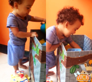 David Alejandro getting some thorough use from his toy chest <3